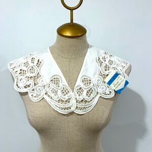 Vintage collar cotton lace brand new